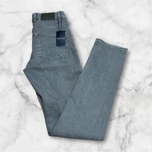 Peter Millar Crown Crafted Storm Washed Gale Grey Stretch Denim Jeans 40x32 NWT